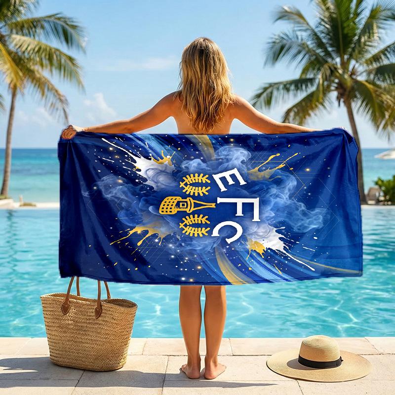Everton Football Beach Towel Soft Microfiber Summer Towel Quick Dry Absorbent Towel for Beach Swimming Pool Travel