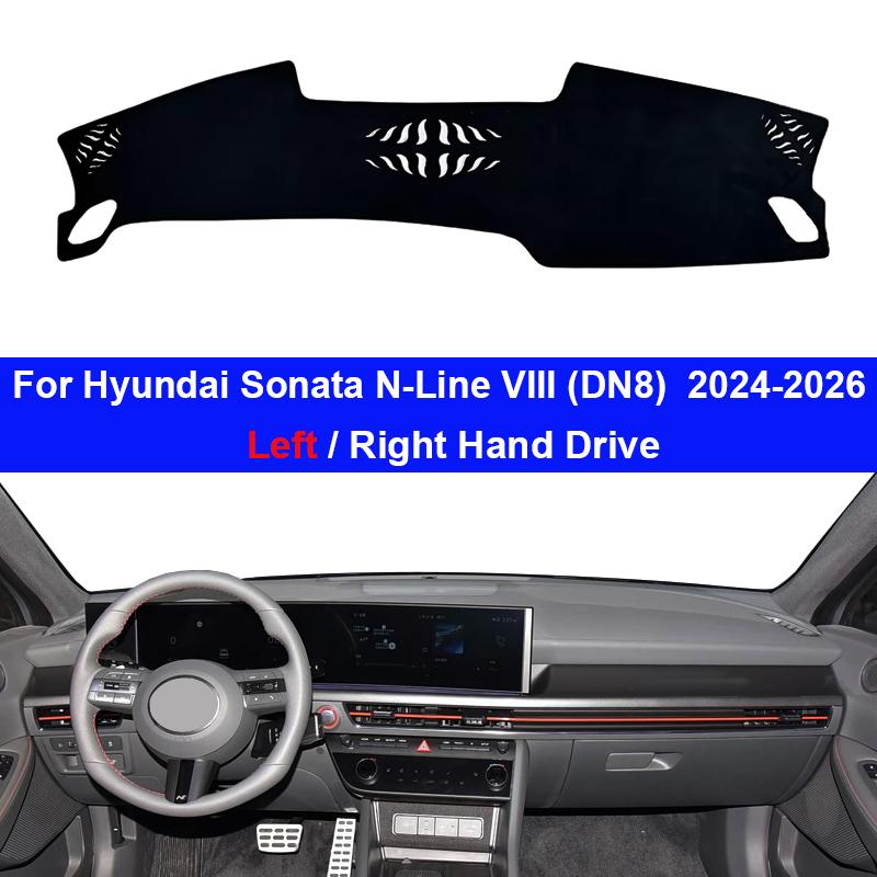 For Hyundai Sonata N-Line DN8 2026 2026 2026 Interior Accessories Car Dashboard Cover Dash Mat Board Pad Carpet Dashmat Anti-UV
