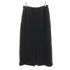 Leilian Made In Japan Knit Long Skirt 11 Black Women Used