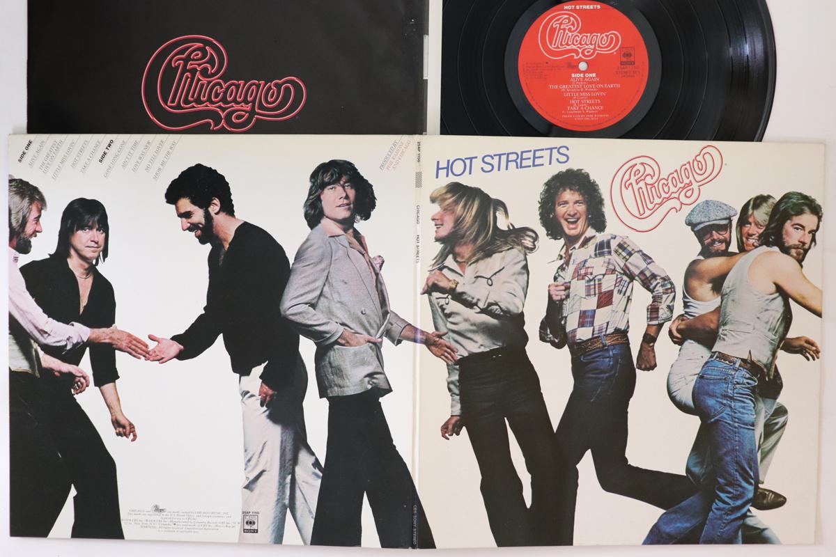 

LP Record CHICAGO Hot Streets 25AP1150 CBS SONY 1978 Japan Rock Used