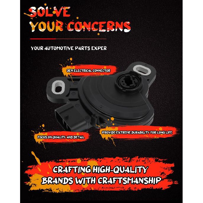 CCIYU Position Sensor Neutral Safety Switch Fit 2014 2016-2019 for Honda Civic 2015-2019 for Honda Fit 2016-2019 for Honda HR-V 28900-R9L-004
