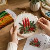 Christmas Embroidery Kit, Holiday Sewing Set for DIY Projects