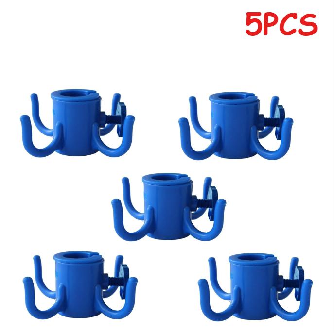 Umbrella Holder Four Corner Hook Support for Beach Camping Trip Hanging Towels Bags Hats Tent Accessories Durable Clasp