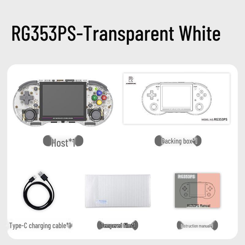 Anbernic RG353PS Retro Handheld Game Console with TV Connection
