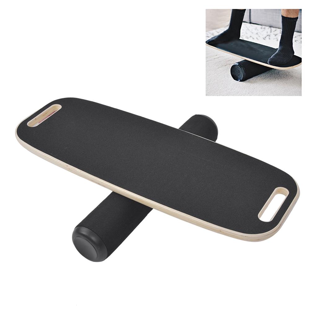 

Буковая деревянная противоскользящая доска для йоги и балансировки, реабилитационный тренажер для дома, фитнес-платформа