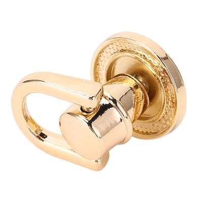 20 Pcs D Rivet Zinc Alloy Iron Hd Button Rotatable D Stud Screw for Handbag Backpack Pet Collar