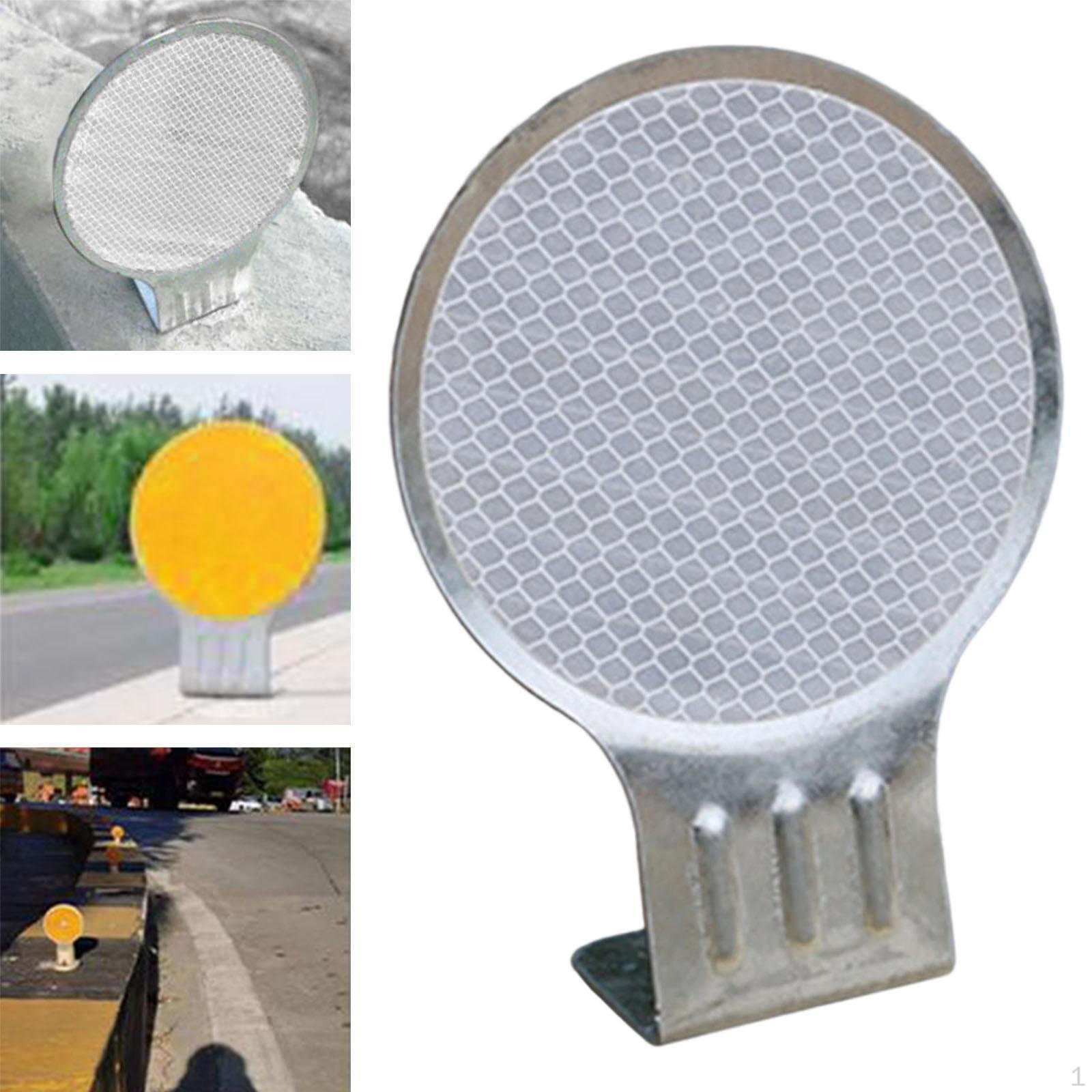 

Маркер для подъездной дороги 4,33 дюйма Простая установка Универсальный дорожный знак для тротуаров Дорога для туннелей Газоны белый