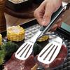 1 stück Rutschfeste Lebensmittelzange aus Edelstahl, Fleischsalat, Brotclip, Grillwerkzeuge, Grillbuffet-Klemme, Kochküchenzubehör