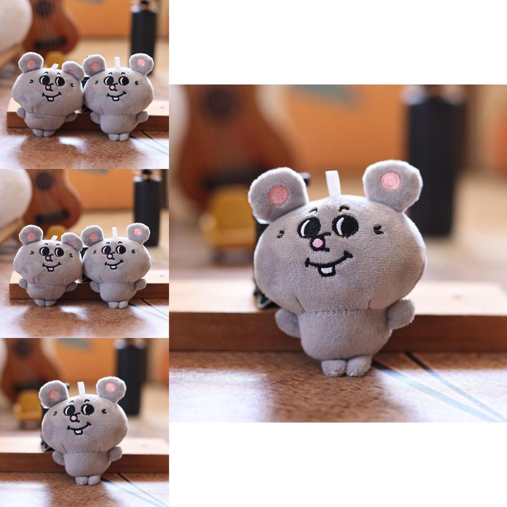Mouse Plush Keychain Stuffed Animal Pp Cotton Soft Material Bag Charm Gift For Kids