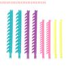 20/30Pcs 2.3/3.3/4/5mm Hair Root Perm Rods Bars Curlers With Clips Bangs Fluffy Salon Hair Rollers Set Hair Styling Tools