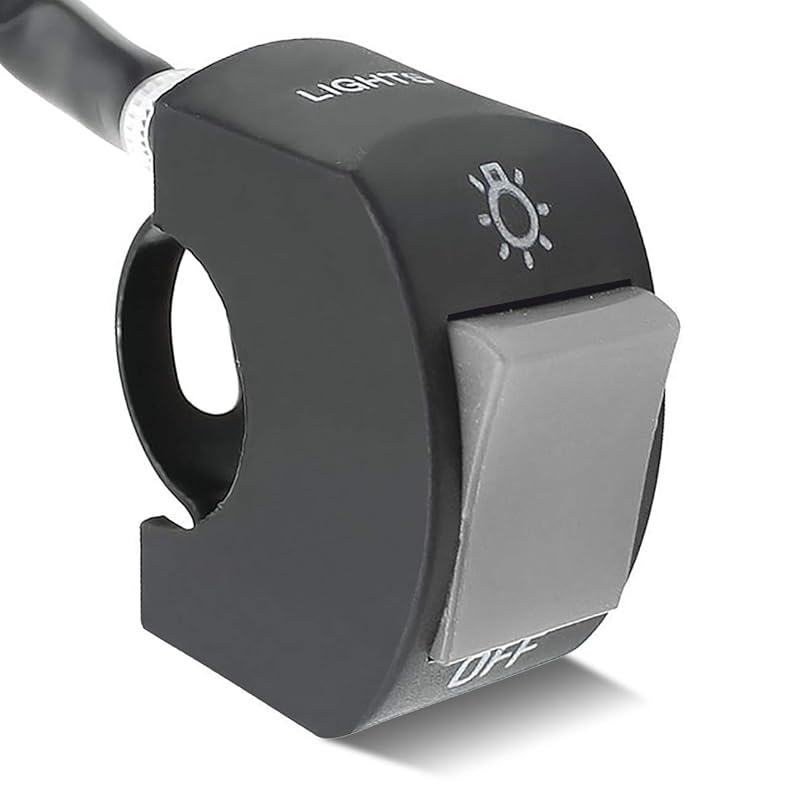 1 Piece Motorcycle Handlebar Switch Handlebar Toggle Switch With On Off Push Button For U5 U7 U2 Motorcycles Scooter Electrombile Motorbike-7/8Inch