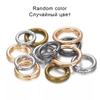 5Pcs/Lot O Ring Clasp Metal Spring Gate Keyring Buckles Clips Carabiner Handbags Dog Chains For DIY Jewelry Making Findings