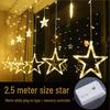 Pentagram Star Decorative String Lights - Perfect for Camping, Parties, Christmas, Festivals, or Weddings