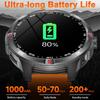 Sports Smart Watch Men Compass 1000mAh Large Battery Bluetooth Call 1.46 Inch Health Monitoring Waterproof Smartwatch  New