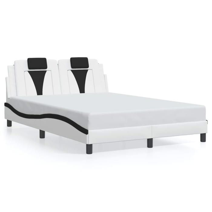 VidaXL Slatted Bed Base with Mattress Blue 100x200 Cm Fabric 3290412