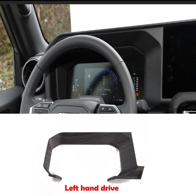 LHD RHD For Toyota Land Cruiser 250 Prado LC250 2024 2025 ABS Wood Front Dashboard Trument Meter Display Screen Panel Cover