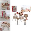Nordic Style Gourmet Kitchen Utensils Toy Set For Children Role Play Cooking Kit