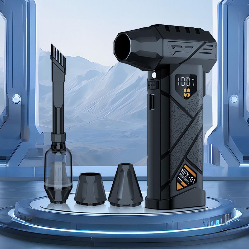 Violent Turbine Handheld Fan, High-speed Brushless Motor, Small Blower, Suction and Dust Removal