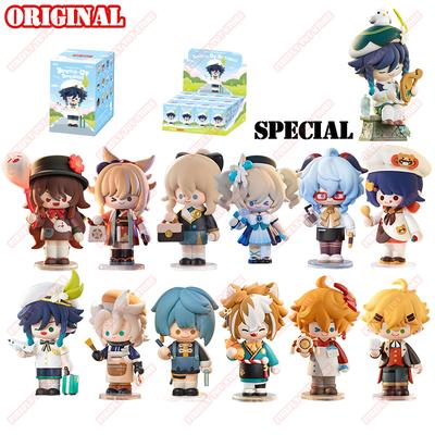 Original Genshin Impact Animation Game Peripheral Toys Hutao Albedo Barbara Tartaglia Anime Action Model Figures Collection