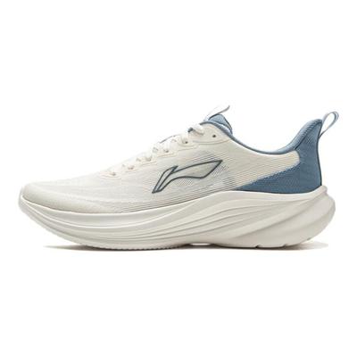 Li Ning Light Breeze Low Top Casual Long Distance Running Sprint Running Shoes Men's White Blue ARSV107-1