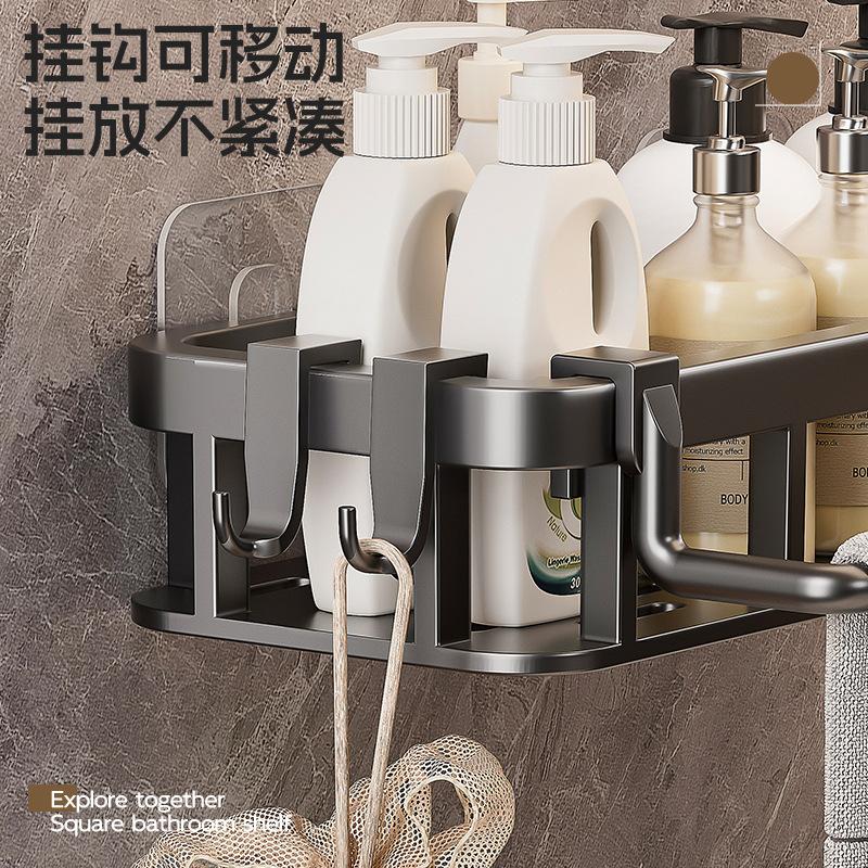 New suction cup type non-punching rack toilet storage rack toilet wall-mounted bathroom rack