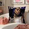 Toppg HipHop Rapper YYoungBoy Cushion Cover Pillowcase Short Plush Invisible zipper Room Sofa Cushion Cover