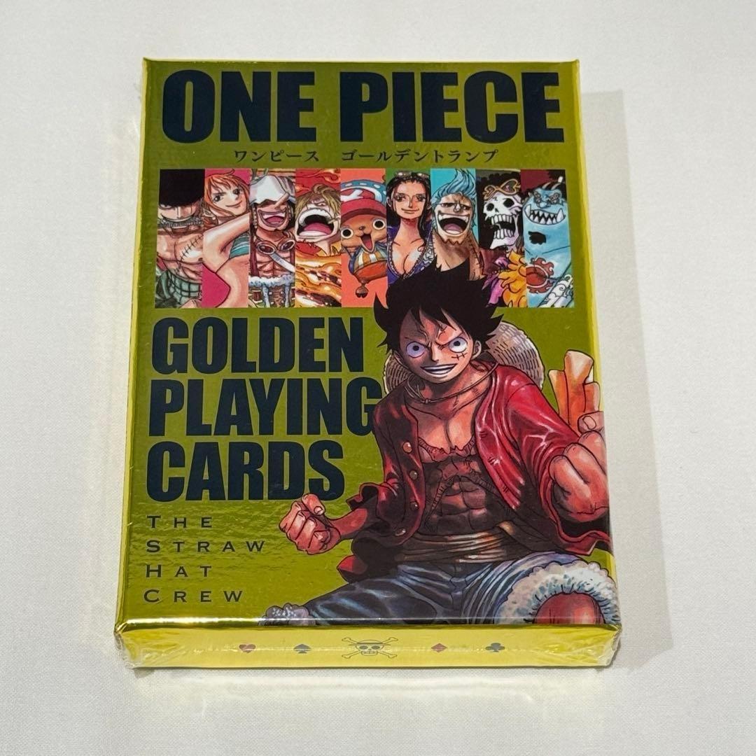 One Piece Golden Playing Cards Trump 2024 Japan Jump Shop Limited Gold