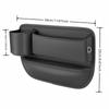 1pc Car Seat Gap Filler Organizer with Cup Holder PU Leather Car Side Seat Storage Box Multi-functional Car Interior Organizer F