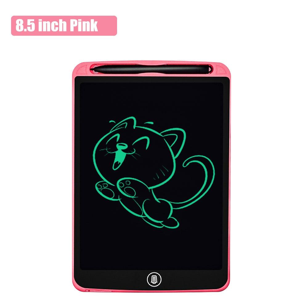 

8,5/10/12 дюймов ЖК-планшет для рисования для детских игрушек, инструменты для рисования, электроника, доска для письма, развивающие игрушки для мальчиков и девочек 8.5 inch розовый