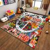 Colorful Graffiti Art Carpet with Text "Imagine" and Bold Design Suitable for use as an anti-slip for living room bedroom sofas