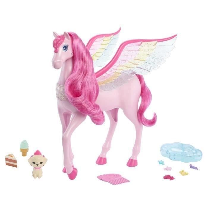 Barbie®-Pégase Rose Sons et Lumières-Coffret Barbie A Touch of Magic HLC40