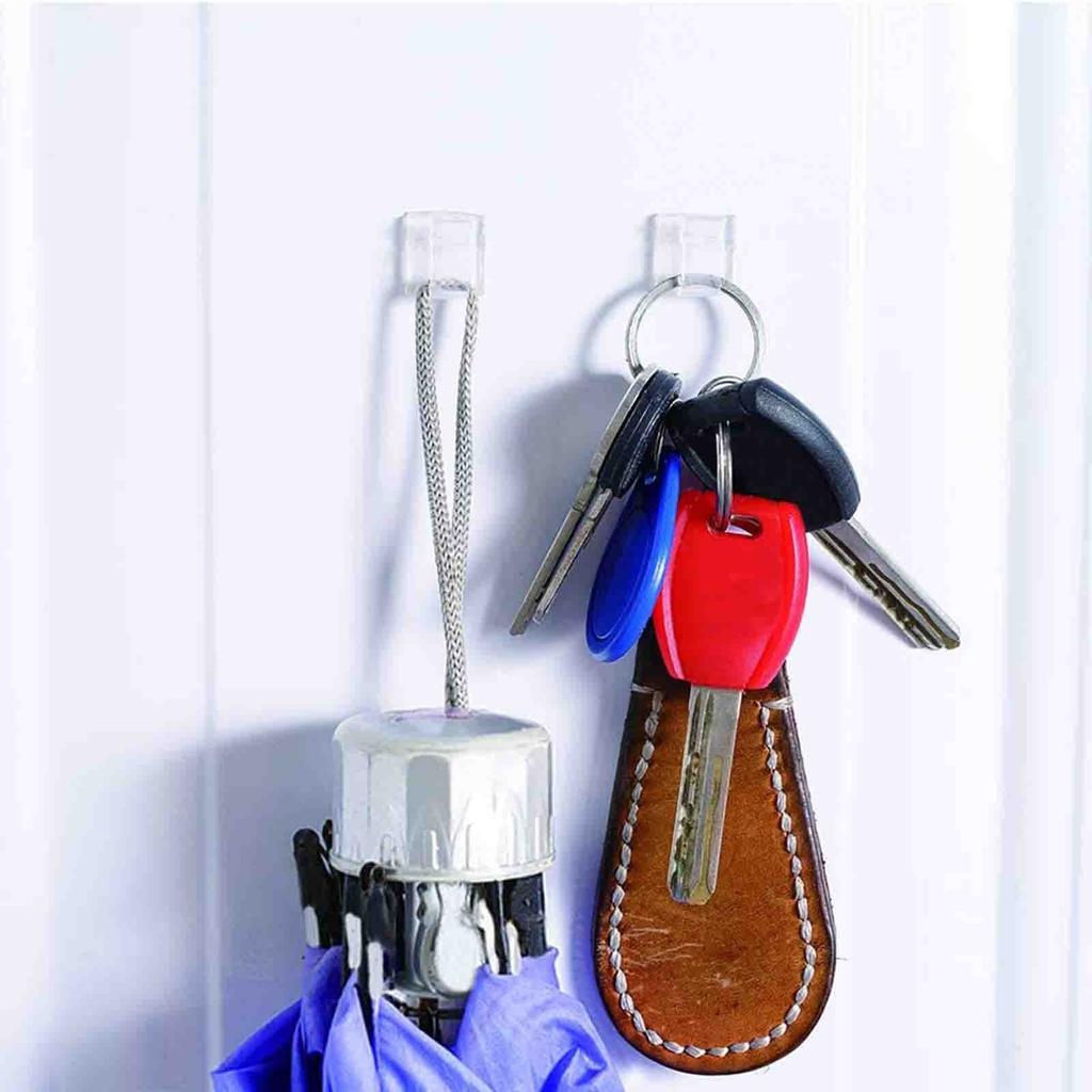 50-Pack Adhesive Cable Clips - 5/8" Wire Organizers For Home, Office & Car