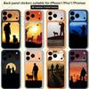 Autocolant Decal Wrap Piele Câine Vânător pentru iPhone 17 Pro/Pro max Folie Protectoare pentru Spate, Ramă, Cameră