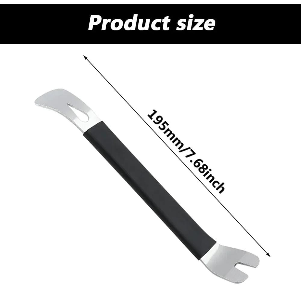 6Pcs Portable Auto Door Clip Trim Removal Tools Kits Car Dashboard Audio Radio Panel Repair Metal Removal Pry Disassembly Tool