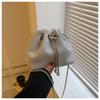 Stylish Chain Crossbody Bucket Bag 2023 New Large Capacity Pu Leather Trendy Handbag