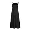 Strapless Dress For Women Color Summer Beach Boho Smocked Tube Top Straps Swing Dress