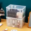 Large Capacity Clear Plastic Storage Box, A4 File Organizer with Lid, Multi-Tiered Document Holder for Home, School, and Office Supplies Accessories