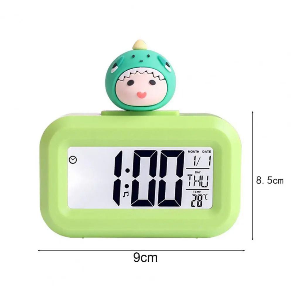 Cute Cartoon Shape Digital Clock Multifunctional Desktop Clock New Children's Electronic Clock
