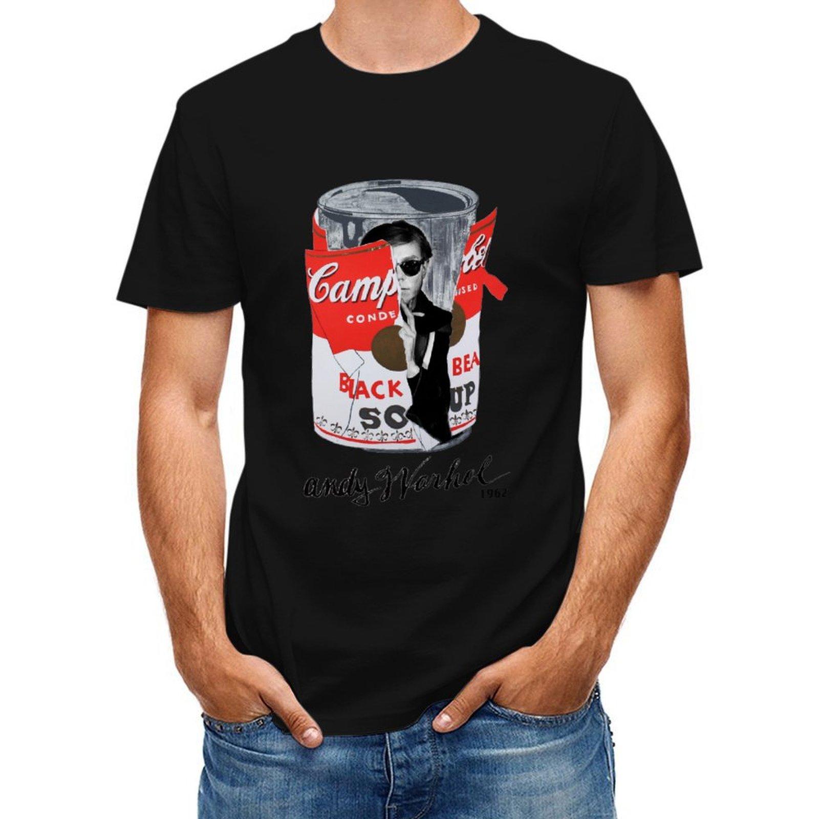 

Iconic Andy Warhol & Campbell can 1972 T-Shirt oversized graphic tee graphic shirts men clothing 4XL