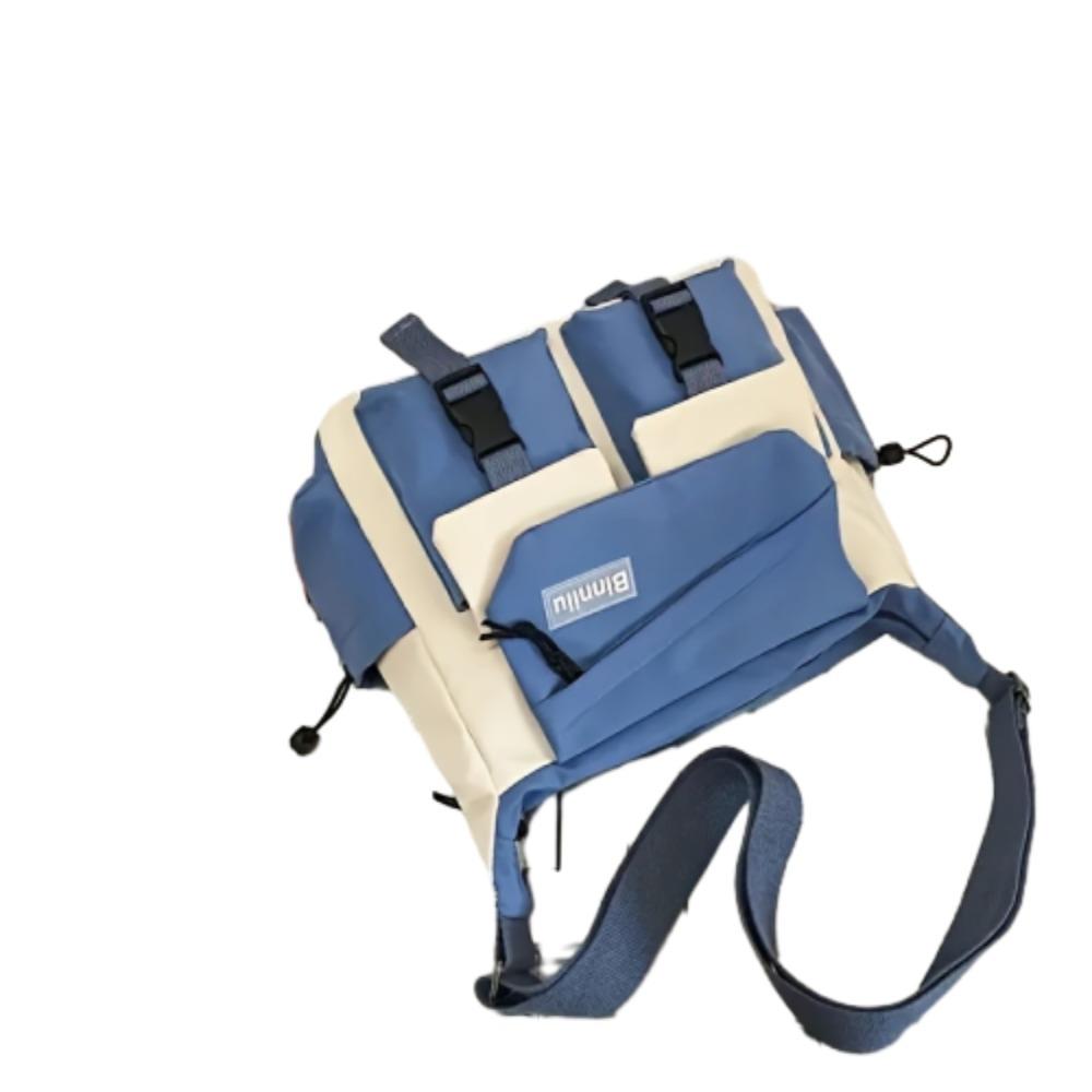 Japanese Style Men Crossbody Bag Large Capacity Casual Messenger Bag Nylon Postman Bag  Boys