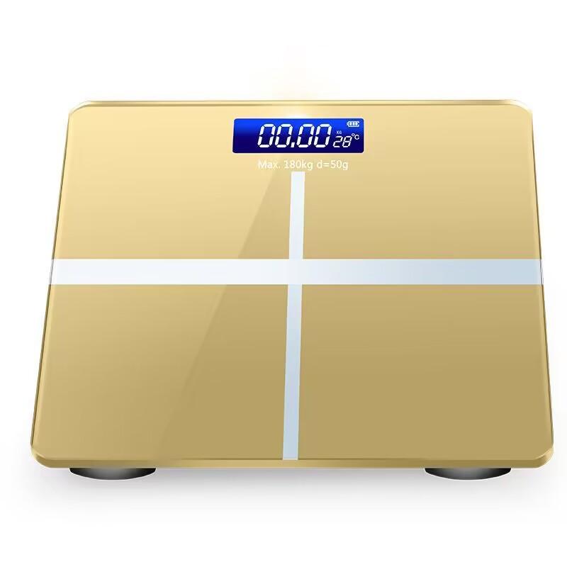 

Цифровые напольные весы 396 фунтов — высокая точность, светодиодный дисплей, переключение кг/фунты, считывание температуры, сверхширокая платформа No.7 battery type жёлтый