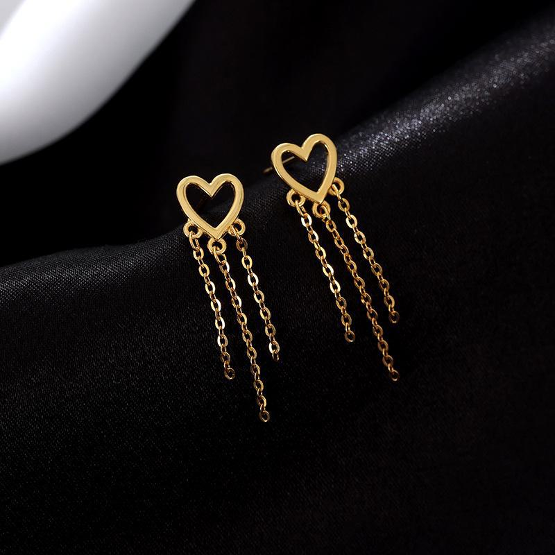 

Серьги-кисточки Banyan Tree S925 Silver Heart для женщин — простой, универсальный дизайн ES2453