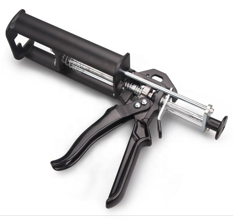 250ml 10:1 Manuelle Hand-Kartuschenpresse AB Klebstoff-Spenderpistole Doppelte Epoxidpistole