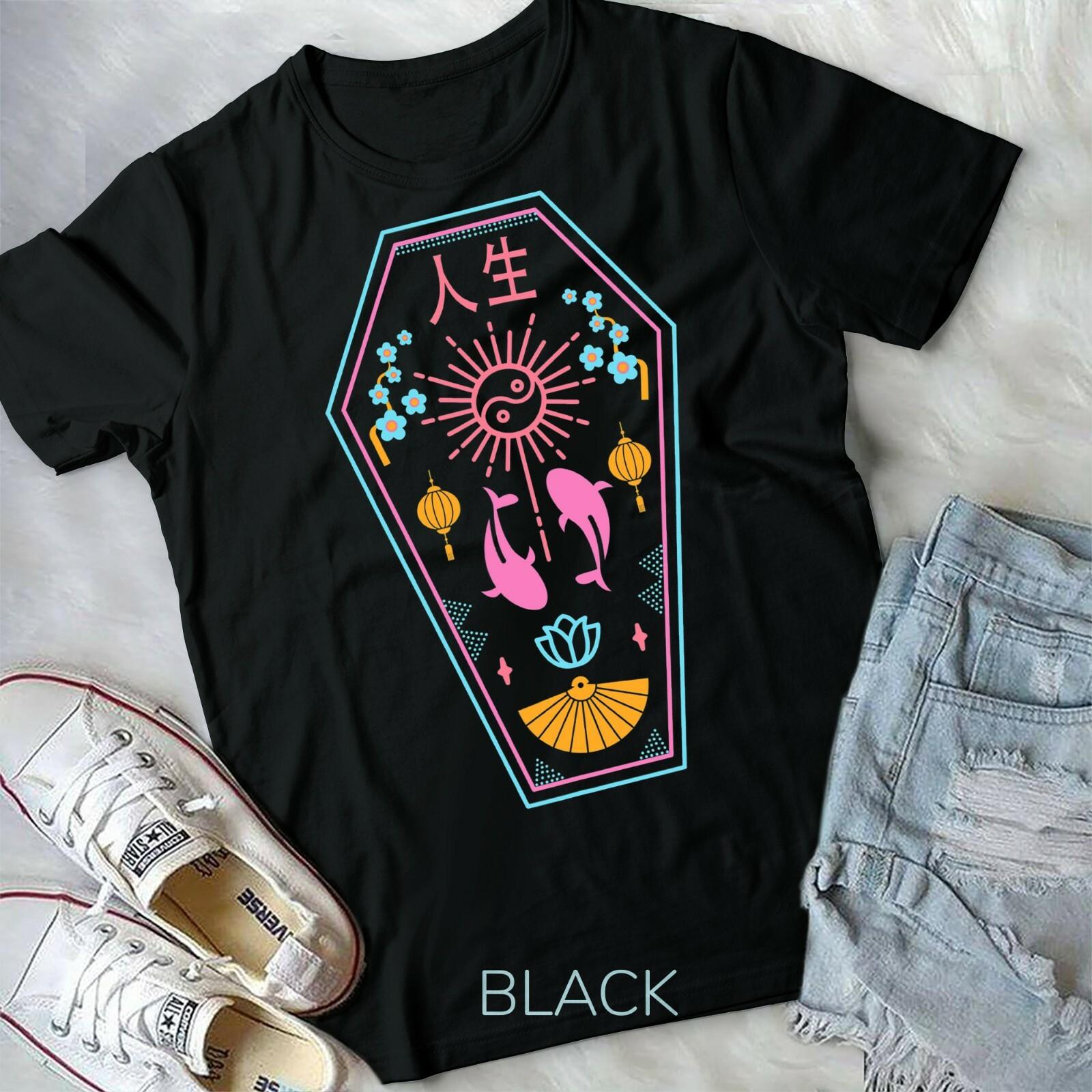 E Girl Aesthetic Pastel Goth Japanese Drippy 90s Coffin Unisex Form T-shirt XL