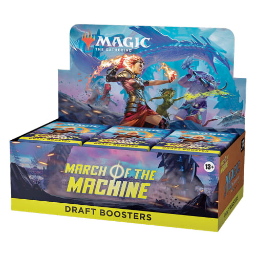 Magic: The Gathering: March of the Machines Draft Booster, English Version, 36 Packs, MTG Trading Cards, Wizards of the Coast, D17870003