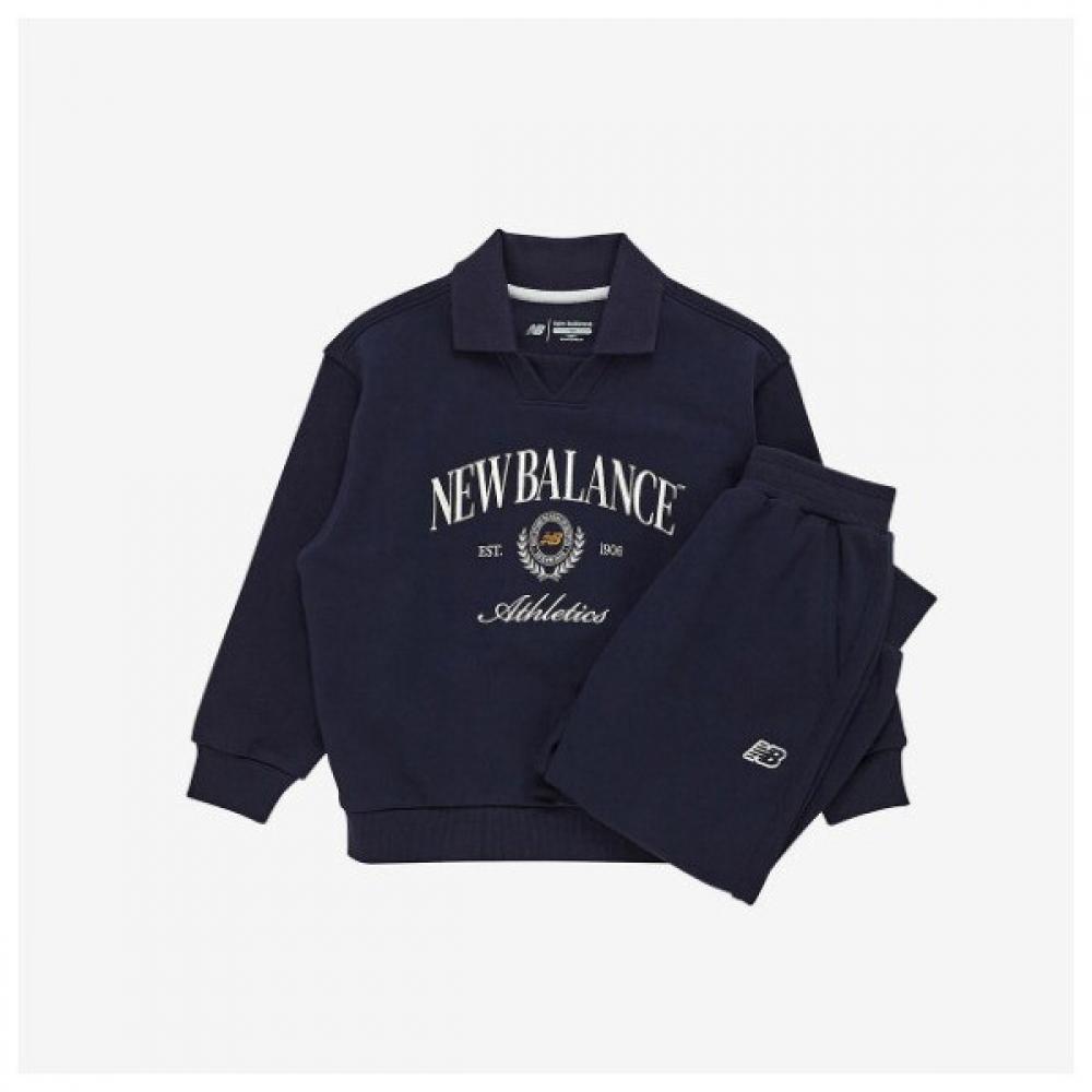 

New Balance Skies Essential Collar Variant Sweat Set Up Nk9yf1102u (59)Navy/110