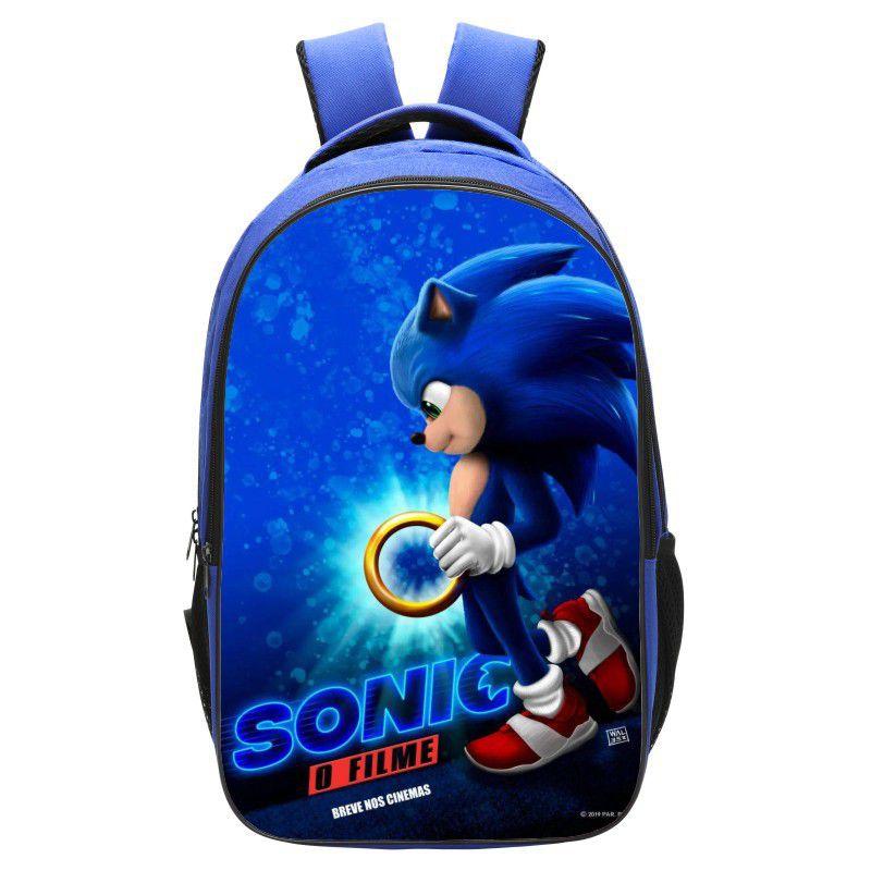 Sonic The Hedgehog 2 Children's Backpack For School Travel Colorful Artwork Unisex Design