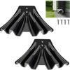 Rain Water Drainage Disperser Wear Resist Gutter Downspout Extensions Rain Gutter Disperser for Base Protection