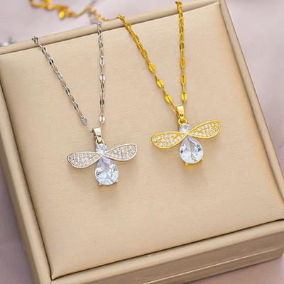 Schmetterling Bienen Halskette Schmuck