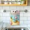 Kawaii Space Bear Astronaut Print Soft Absorbent Towel, Quick Dry Bath Hand Towel